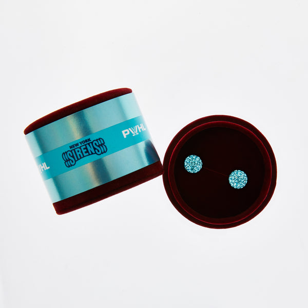 New York Sirens Hillberg & Berk Small Sparkle Ball™ Earrings - Jewelry in Teal