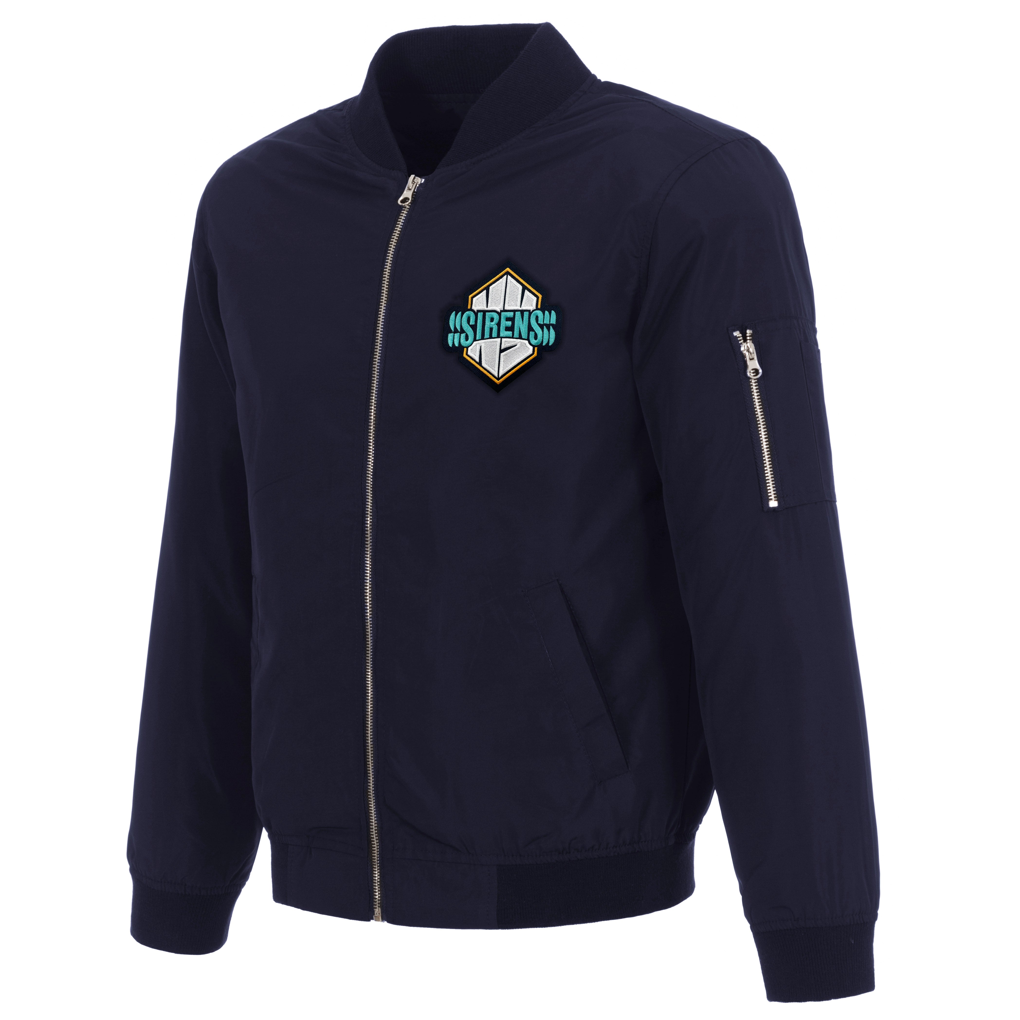 New York Sirens Adult Nylon Bomber Jacket - Jacket in S