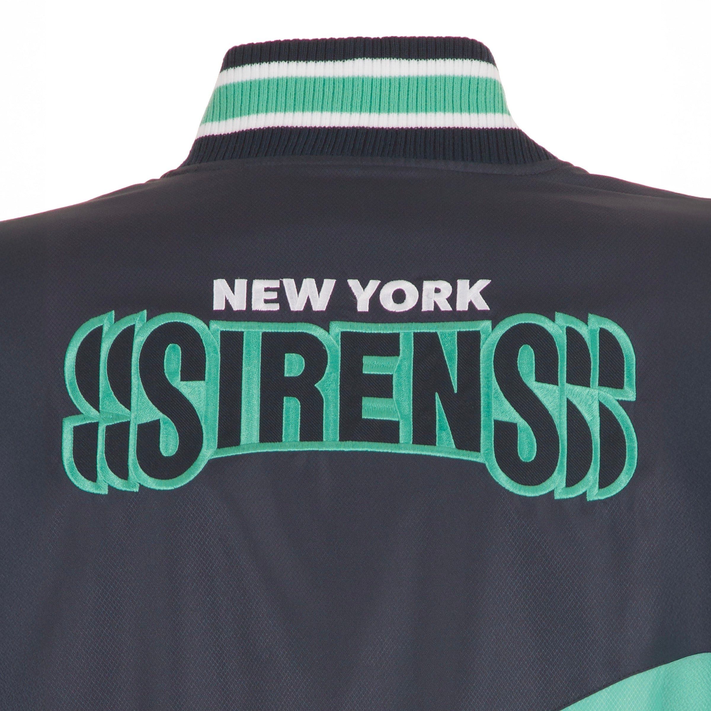 New York Sirens Adult Ripstop Nylon Colorblocked Jacket - Jacket in Navy