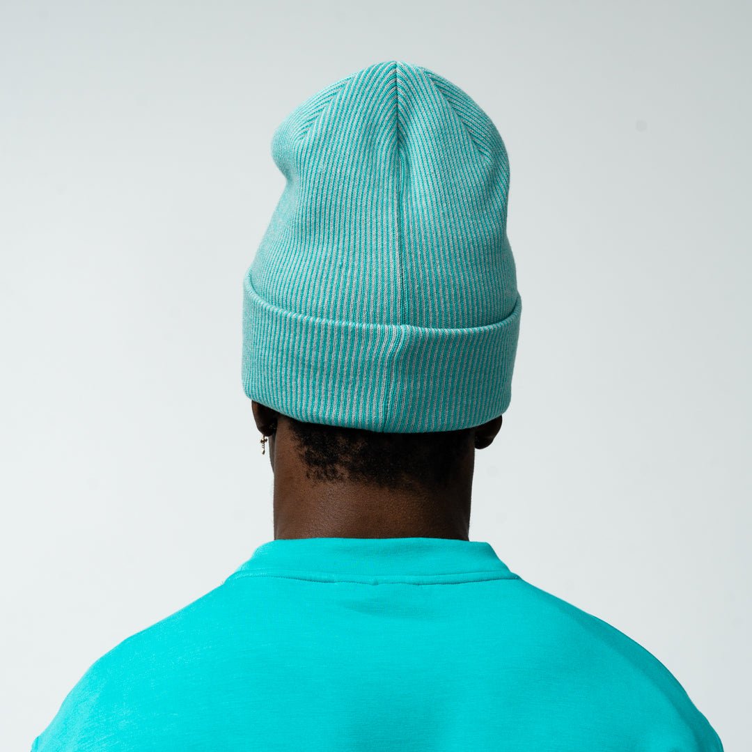 New York Sirens Adult Royalty Double Knit Beanie - Hat in Teal