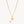 New York Sirens Hillberg & Berk Gold Game Day Necklace