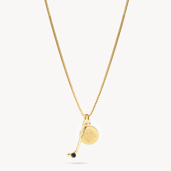 New York Sirens Hillberg & Berk Gold Game Day Necklace