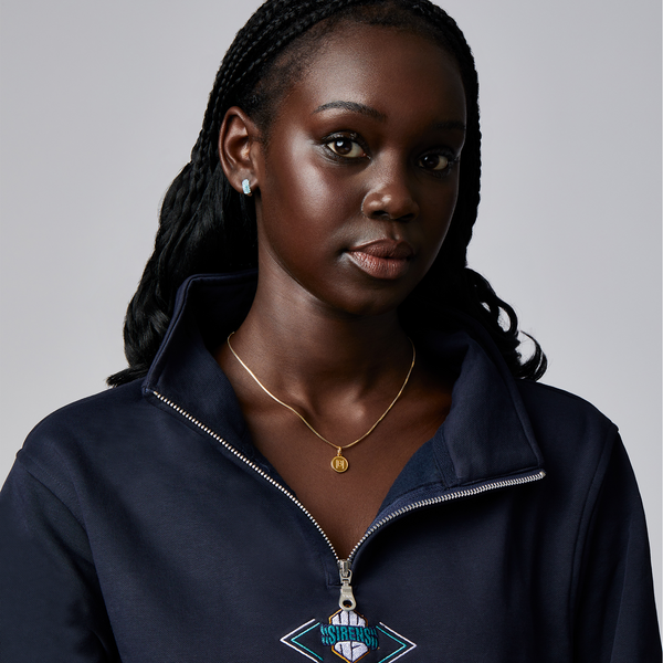 New York Sirens Hillberg & Berk Gold Medallion Necklace