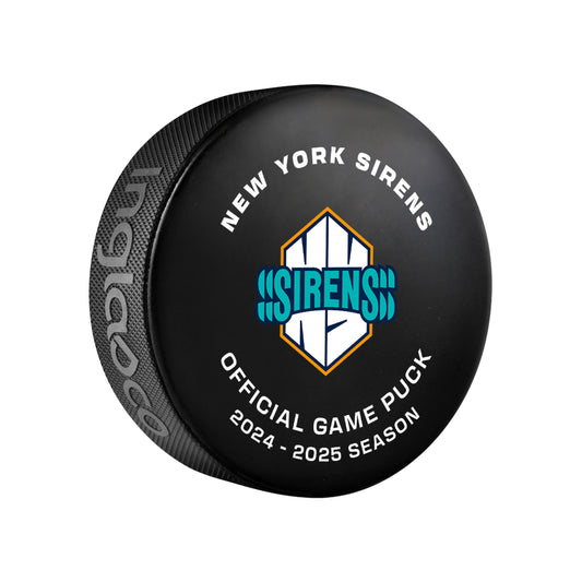 New York Sirens Official Game Day Puck