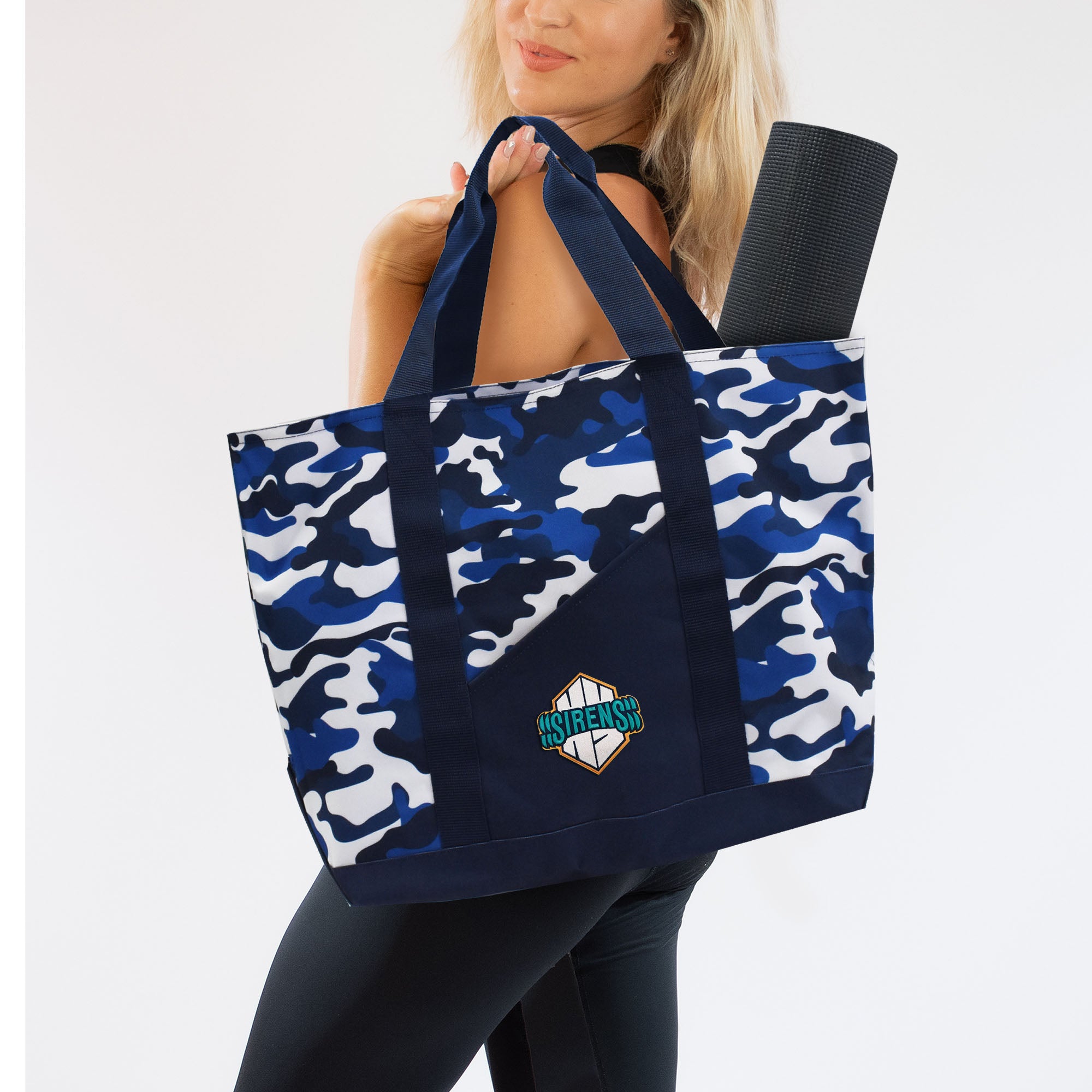 New York Sirens Super - Duty Camo Tote - Tote in Navy
