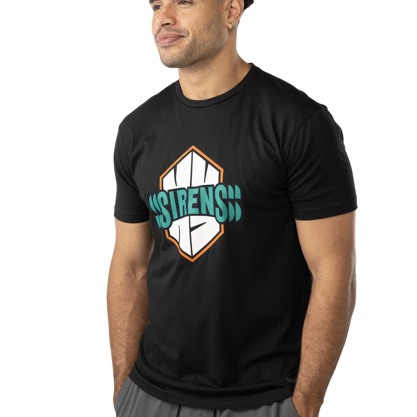 New York Sirens Unisex Bauer Front Logo Back Name T-Shirt