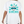New York Sirens T-shirt – White base with teal and black print, back view showcasing large team name and logo centered