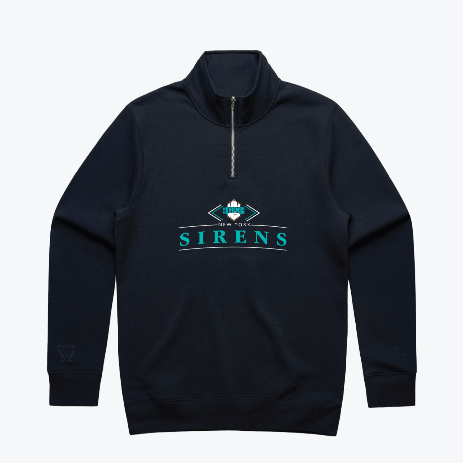 New York Sirens Unisex Peace Collective Fleece Quarter Zip - Quarter Zip in Navy