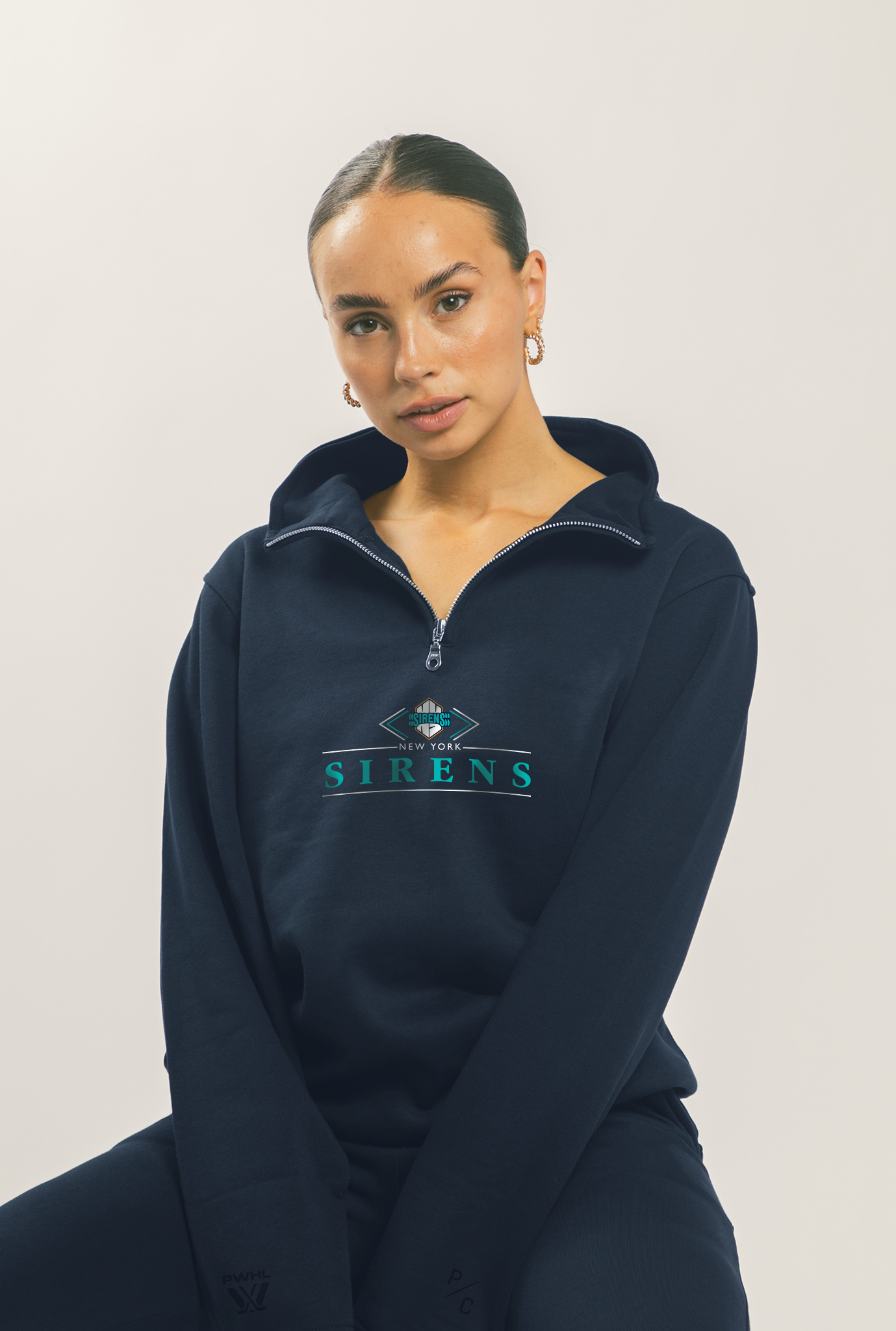 New York Sirens Unisex Peace Collective Fleece Quarter Zip