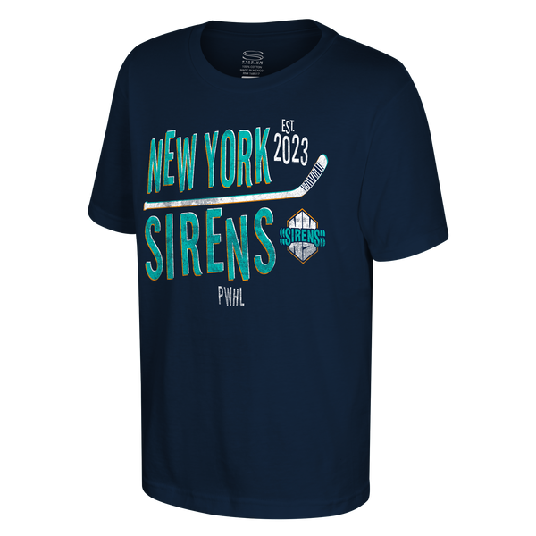 New York Sirens Youth Stadium Essentials Stick T-Shirt