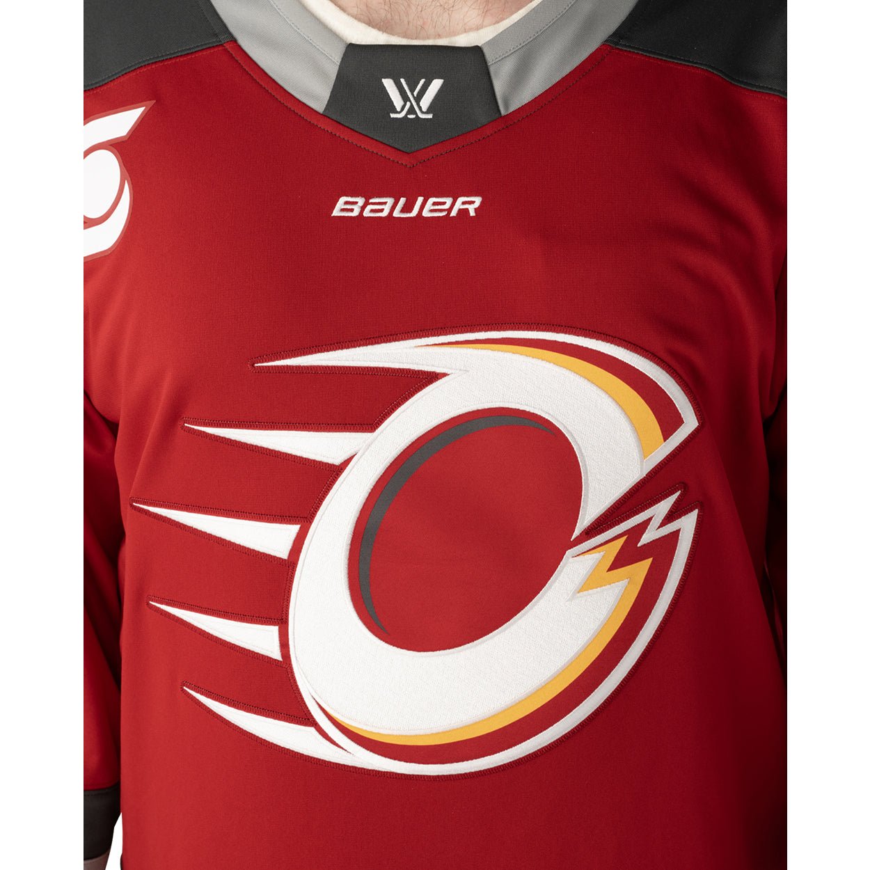 Ottawa Charge Adult Bauer Replica Home Jersey - Jersey in Red