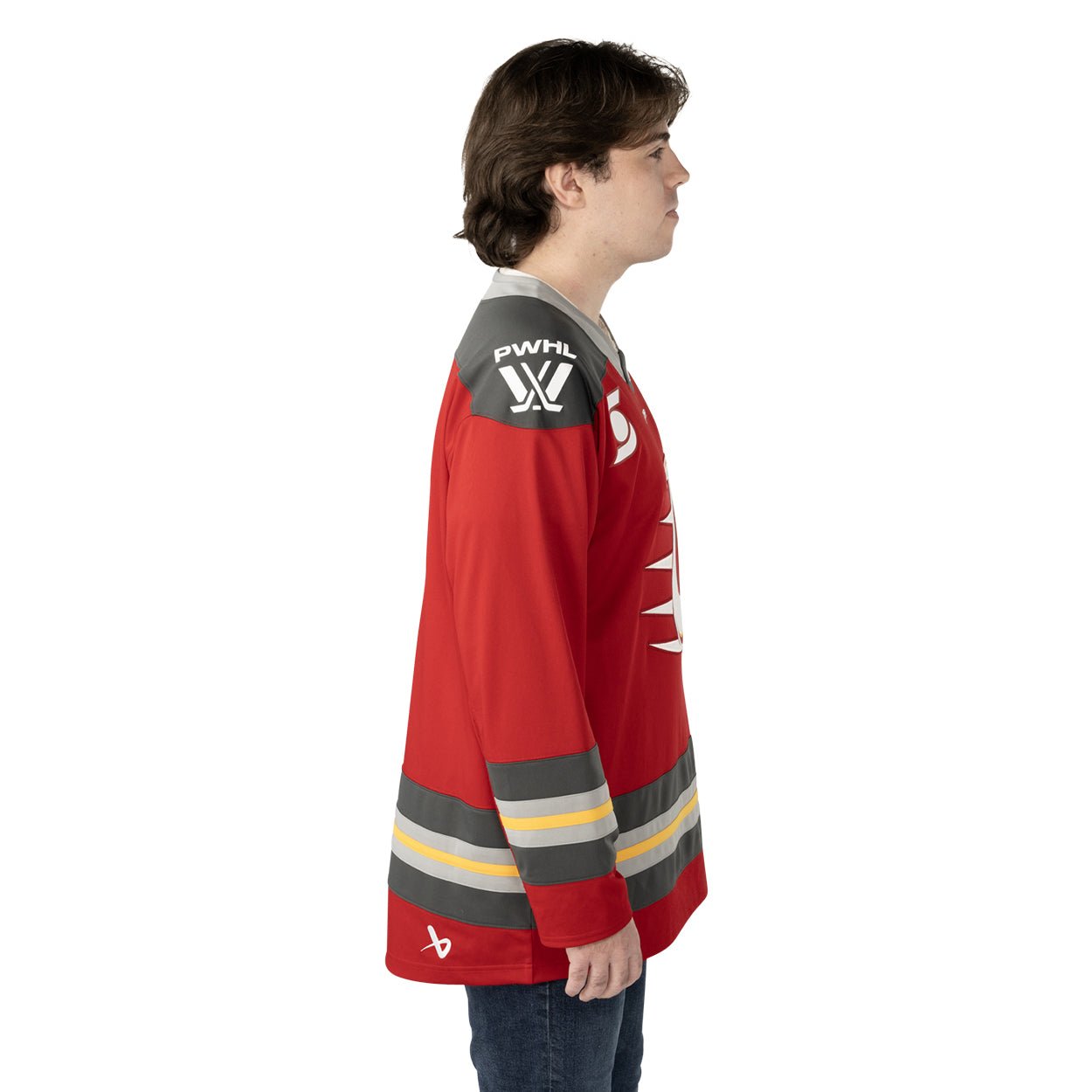 Ottawa Charge Adult Bauer Replica Home Jersey - Jersey in Red