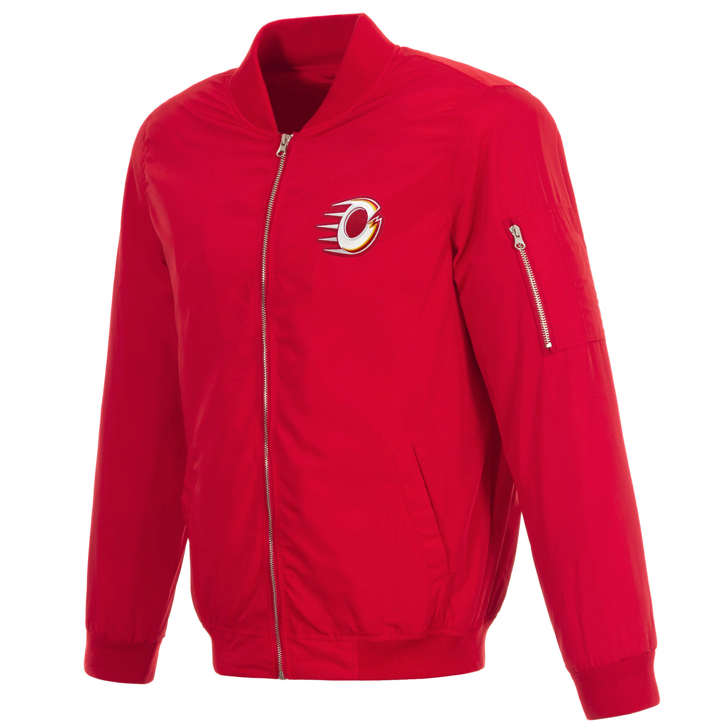 Ottawa Charge Adult Nylon Bomber Jacket - Jacket in S