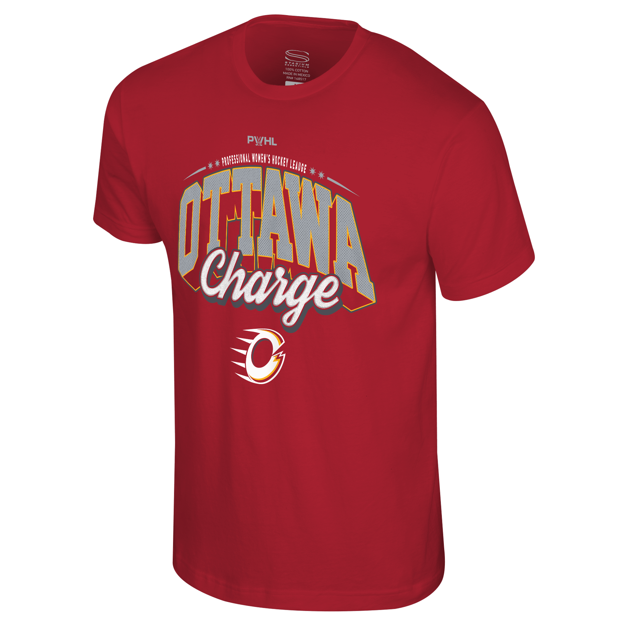 Ottawa Charge Adult Stadium Essentials Your Way T-Shirt - T-shirt in Red