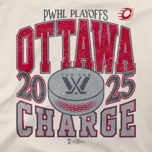 Ottawa Charge Adult Stadium Essentials Playoffs City Revolution 25 Urban T-Shirt