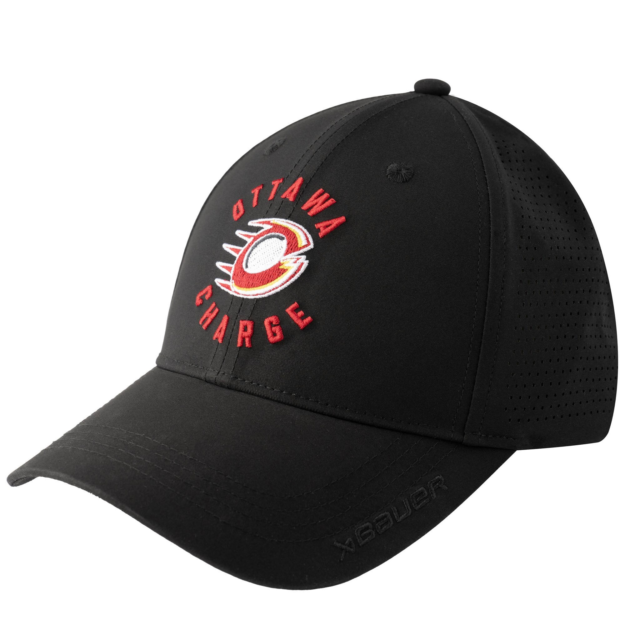 Ottawa Charge Unisex Bauer Performance Logo Hat - Hat in Black