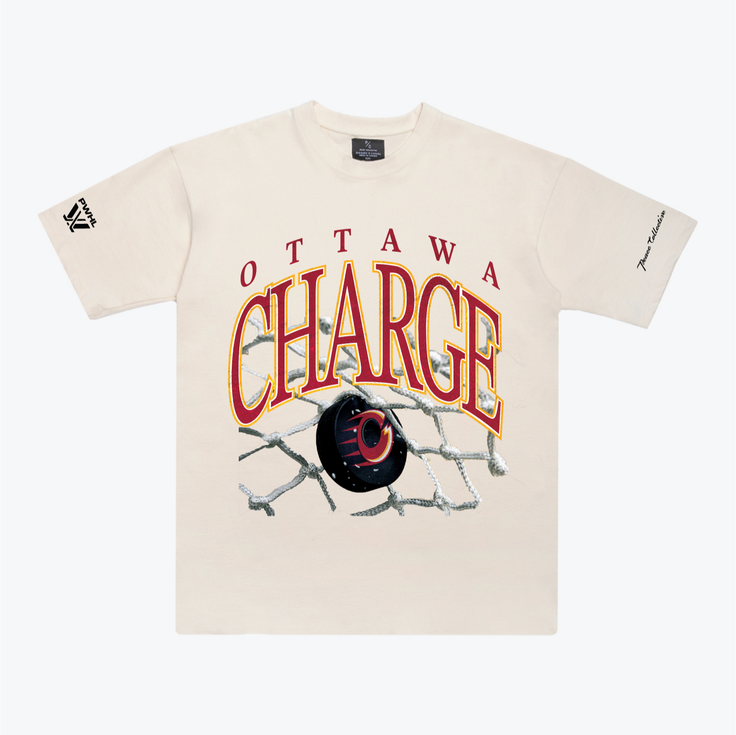 Ottawa Charge Unisex Peace Collective Vintage Heavy Weight T-Shirt