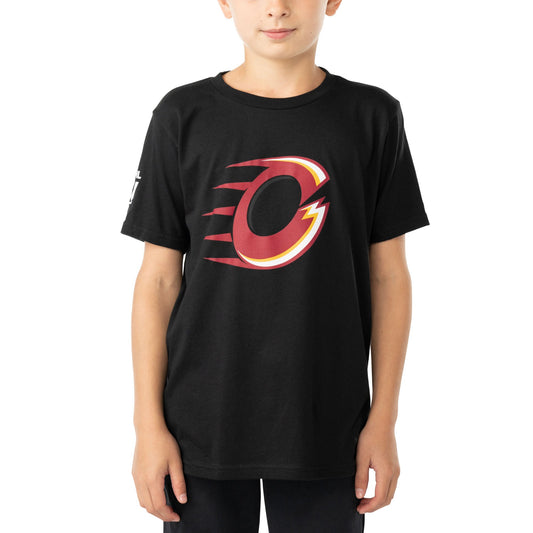 Ottawa Charge Youth Bauer Front Logo Back Name T-Shirt