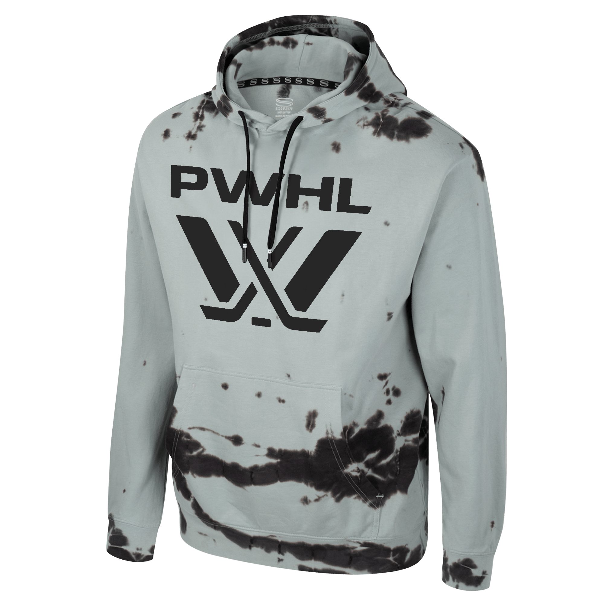 PWHL Adult Stadium Essentials Washed Hoodie - Hoodie in Gray