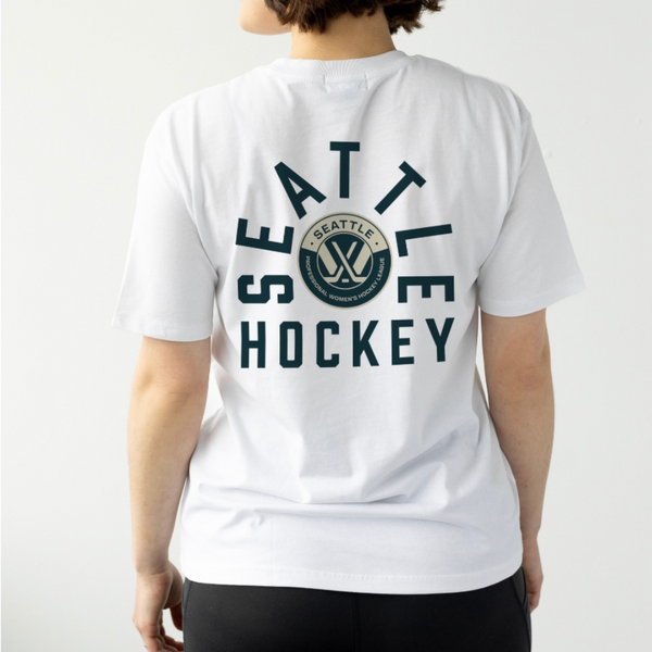 Seattle Adult Line Change Arched Design Oversized T-Shirt
