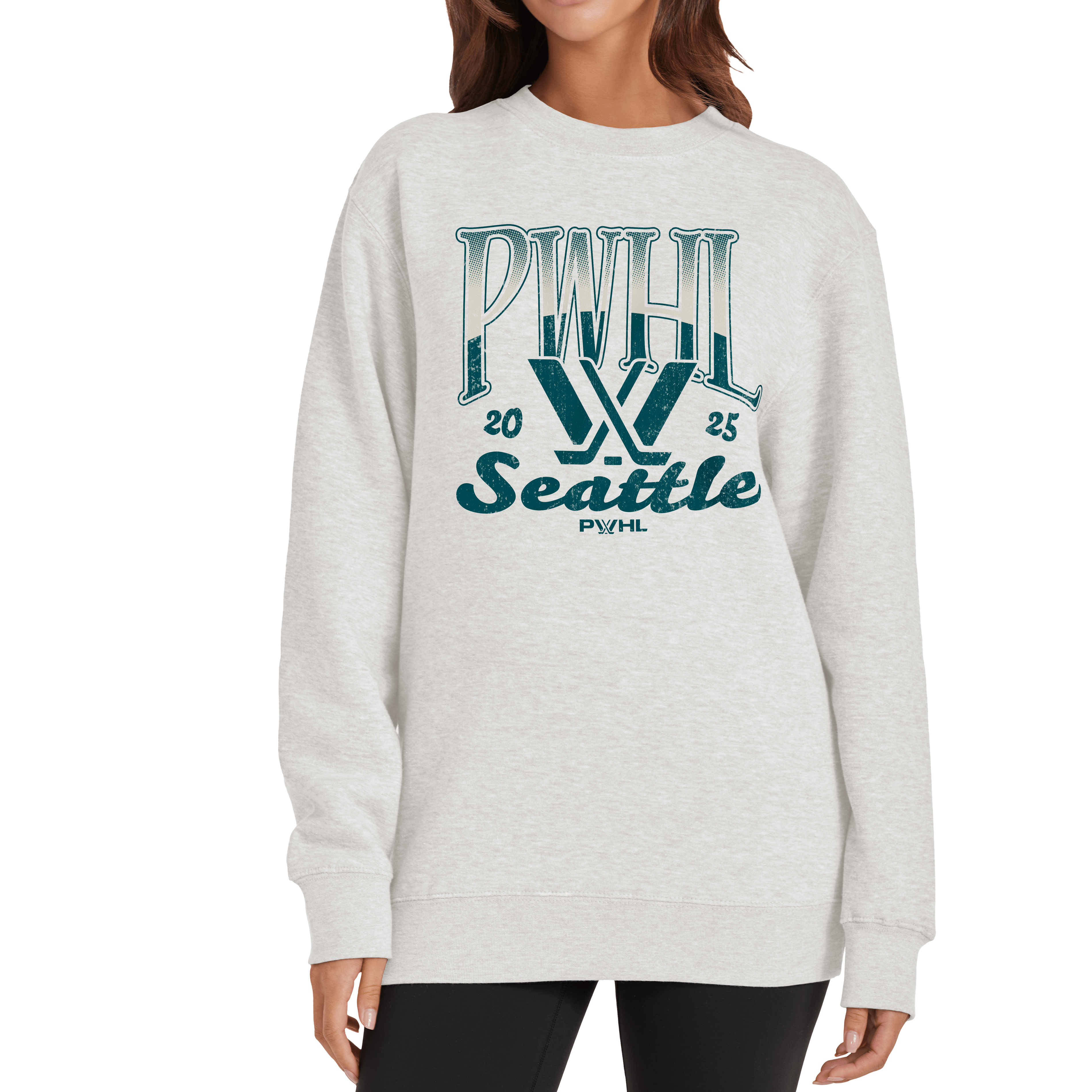 Seattle Adult Stadium Essentials Sky High Fleece Crew - Crewneck in S