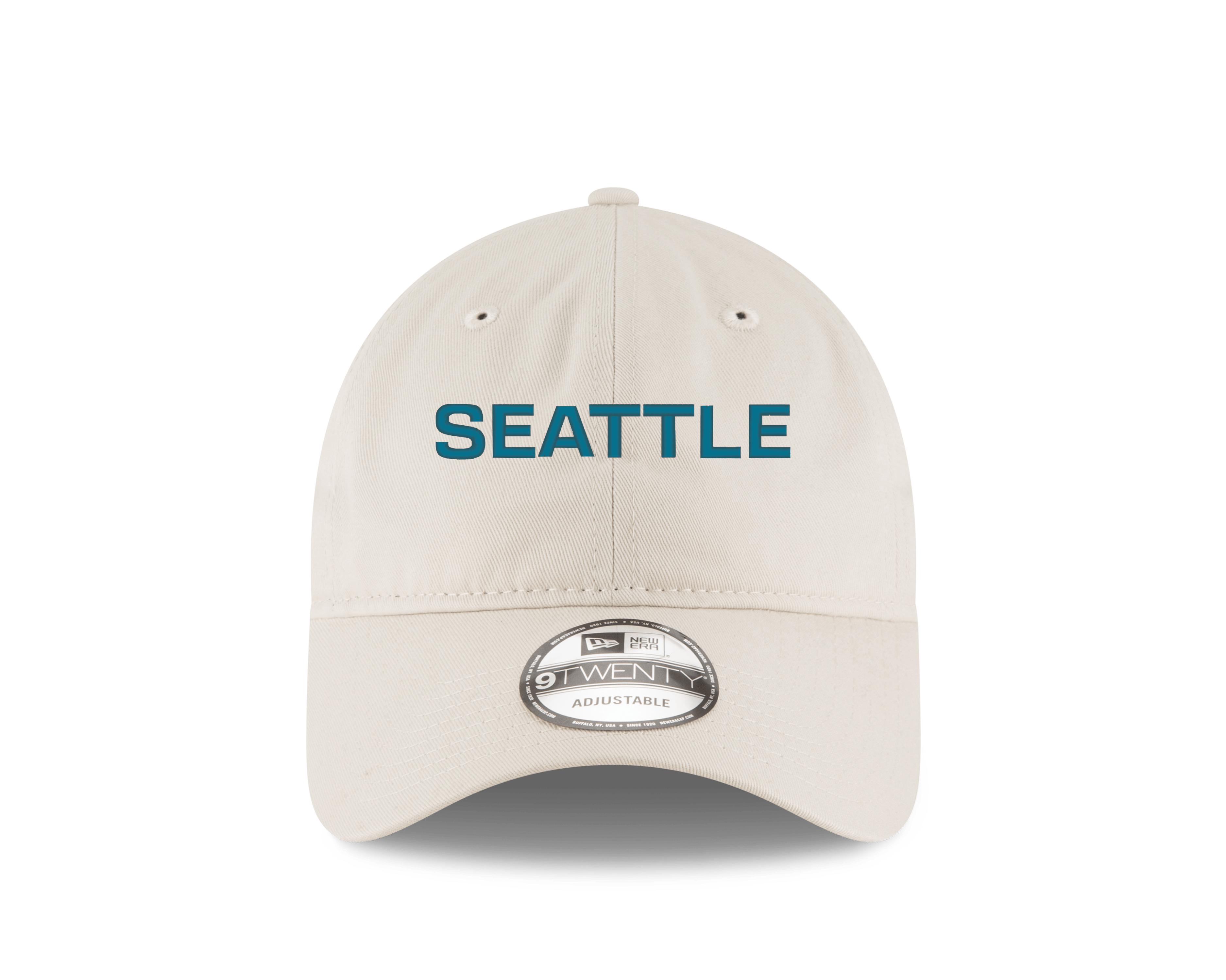 PWHL Seattle New Era City Script Hat - Hat in Stone