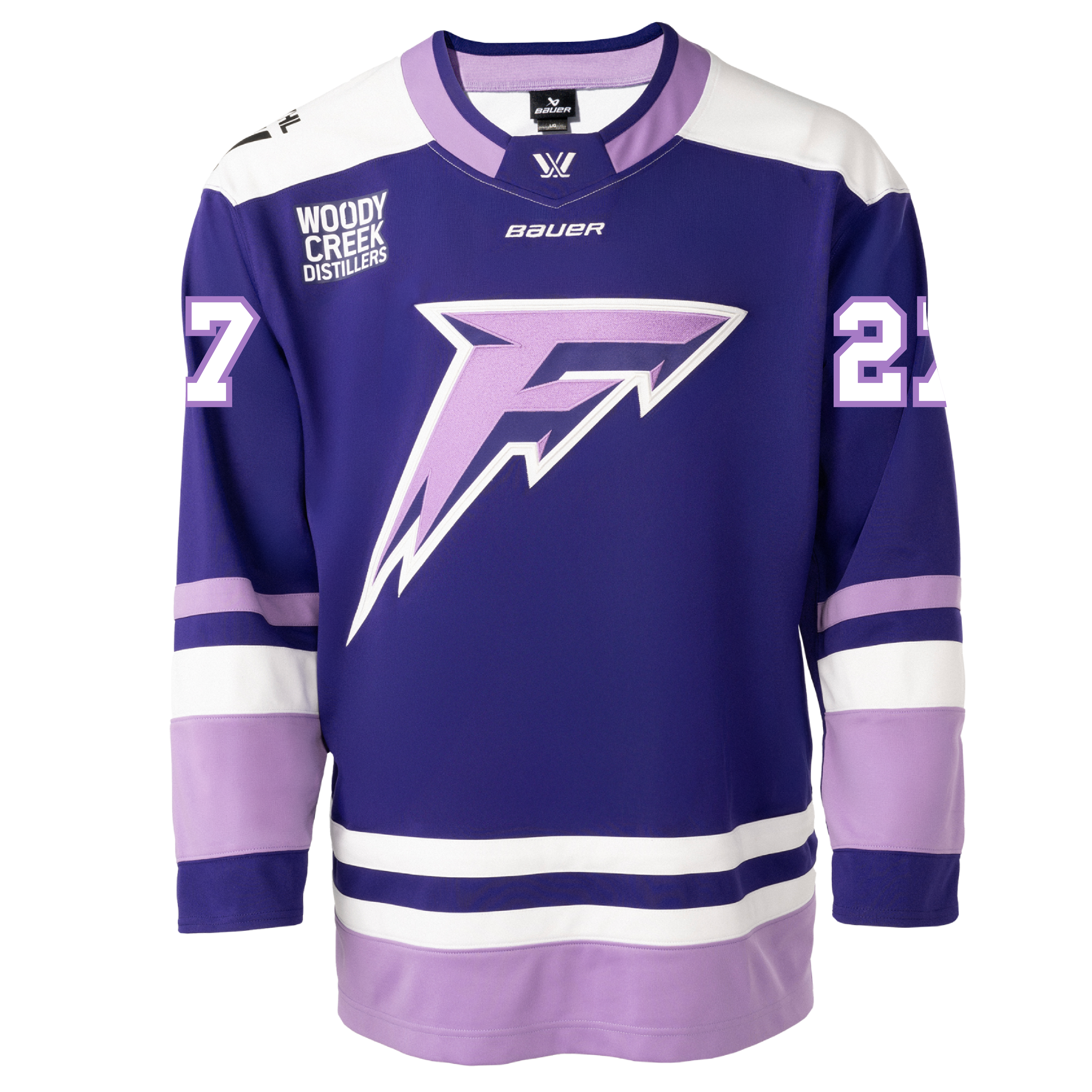 Taylor Heise Minnesota Frost Adult Bauer Replica Home Jersey - Jersey in Purple