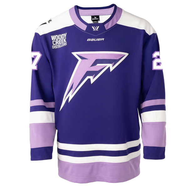 Taylor Heise Minnesota Frost Youth Bauer Replica Home Jersey