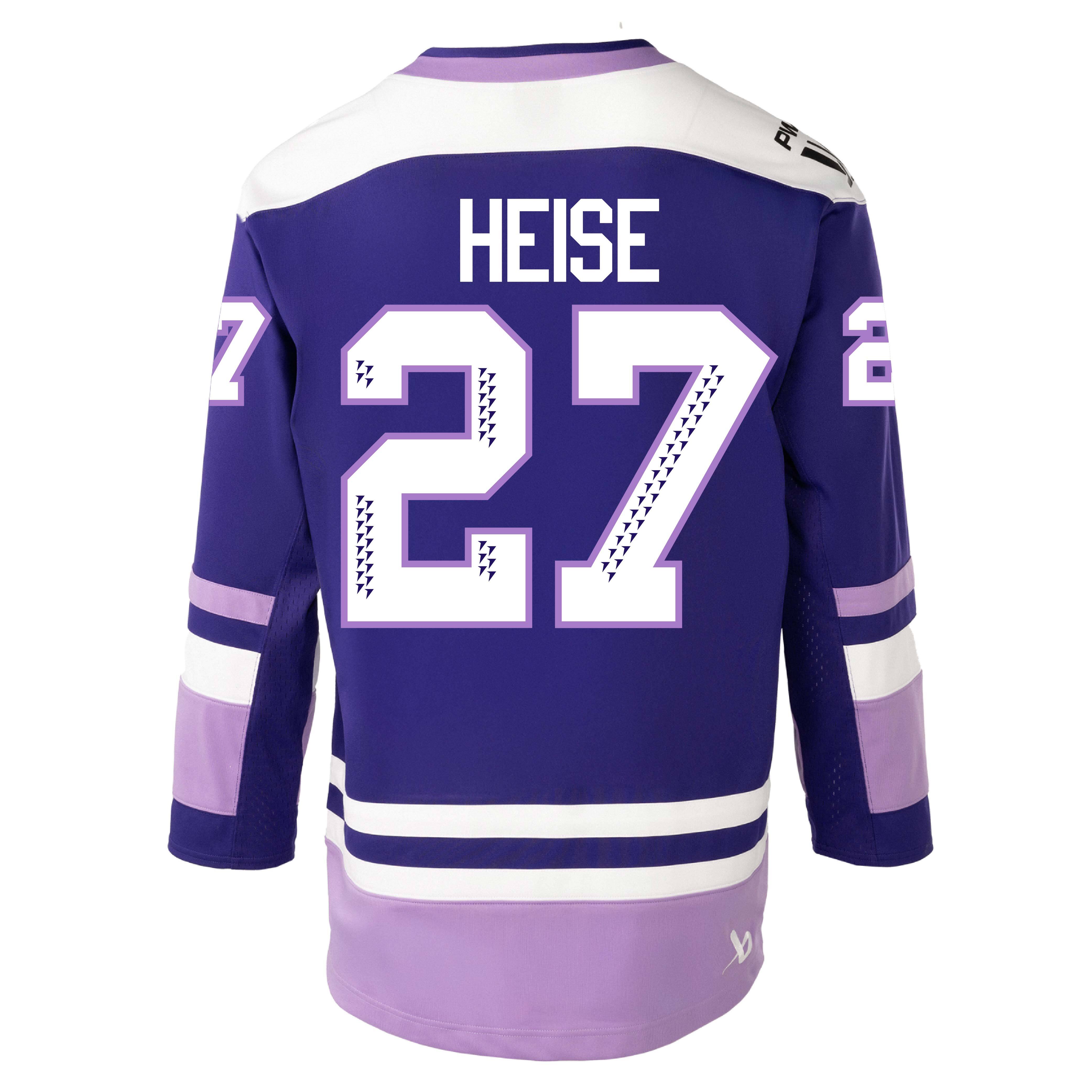 Taylor Heise Minnesota Frost Youth Bauer Replica Home Jersey - Jersey in Purple