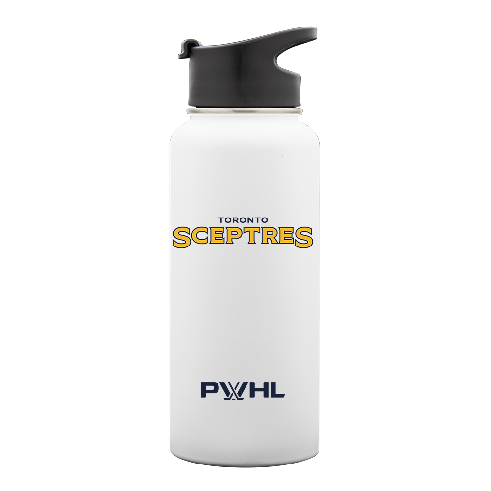 Toronto Sceptres 32 oz 3 in 1 Vacuum Bottle Kit - Drinkware in White