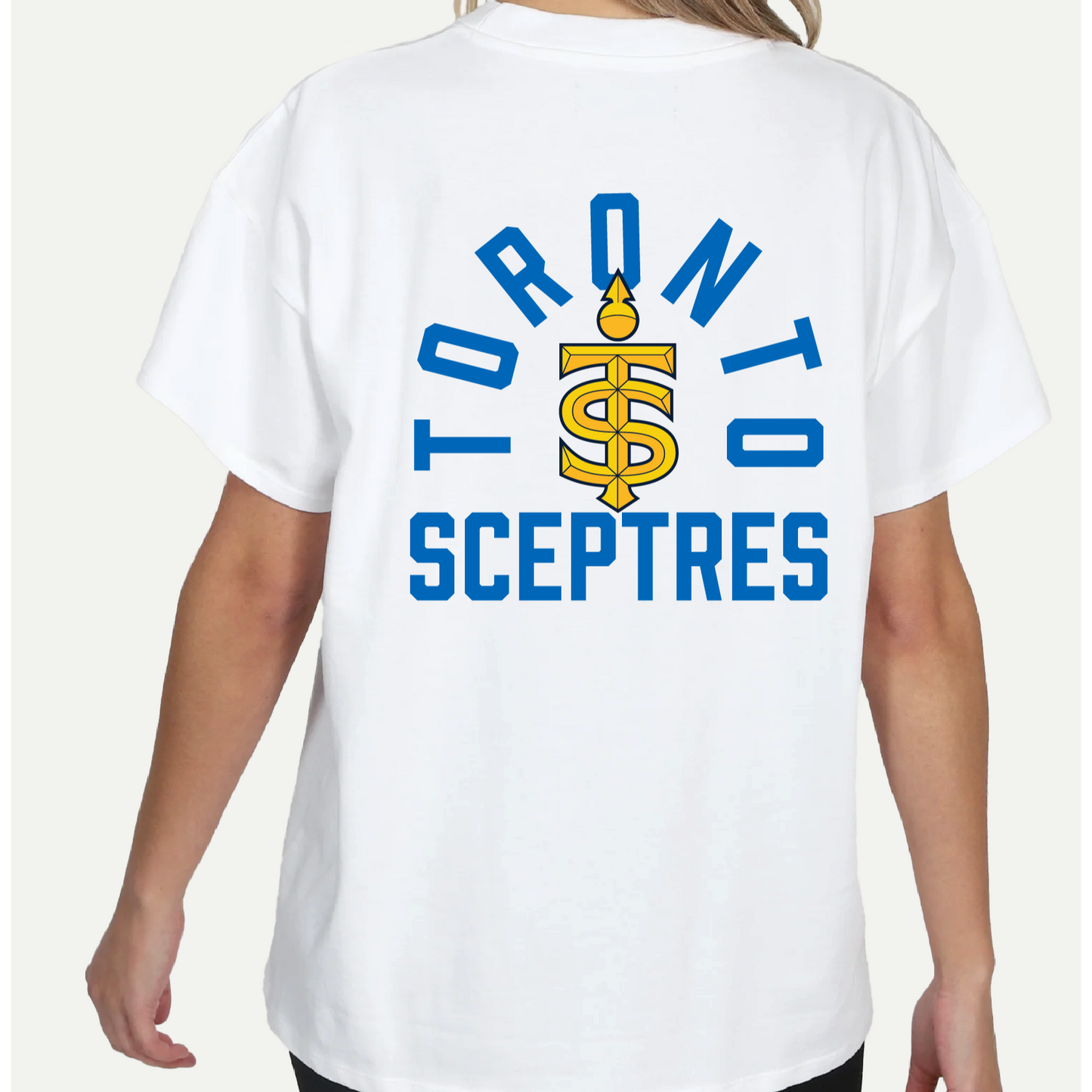 Toronto Sceptres Unisex Line Change Back Hit Hockey Oversized T-Shirt