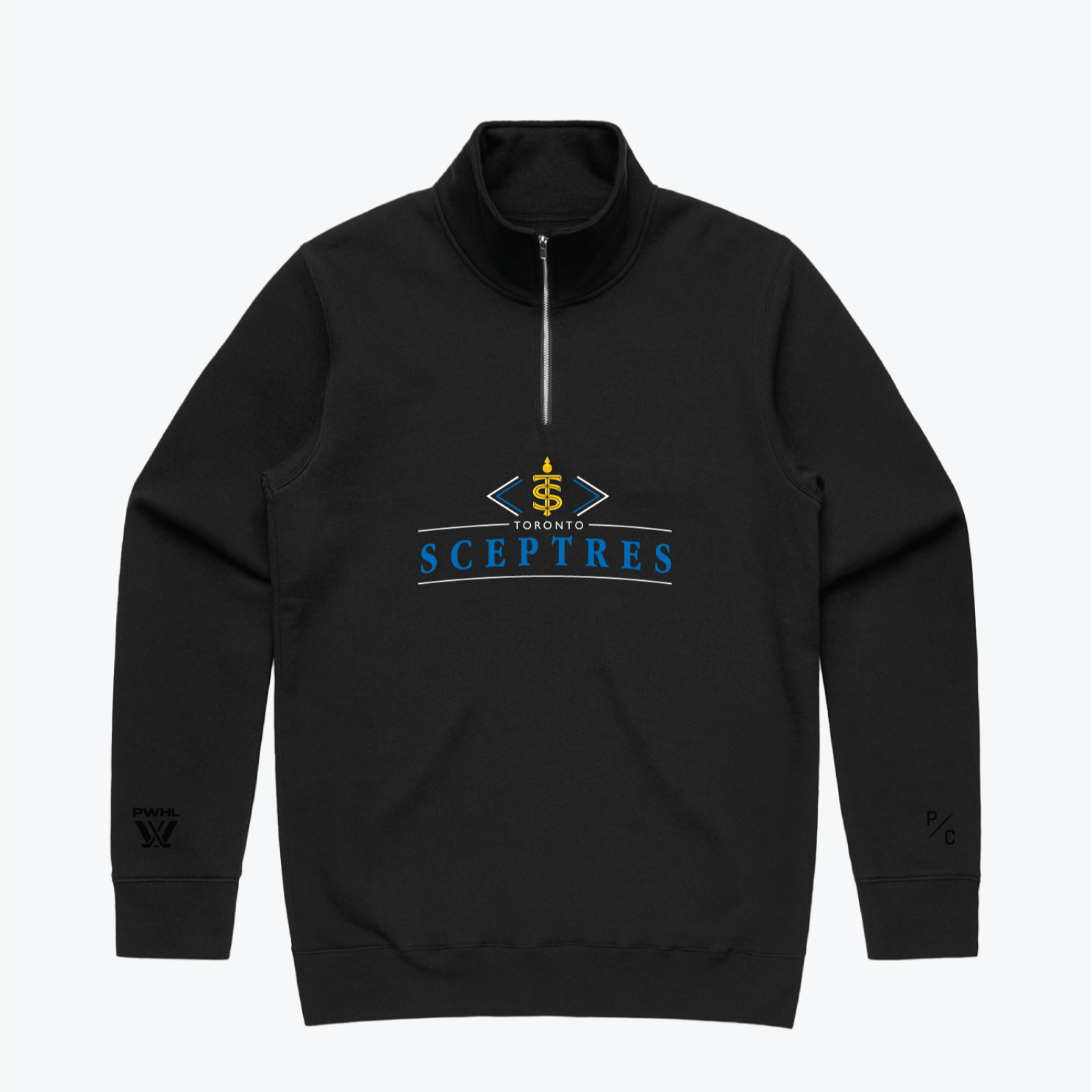 Toronto Sceptres Unisex Peace Collective Fleece Quarter Zip - Quarter Zip in Black
