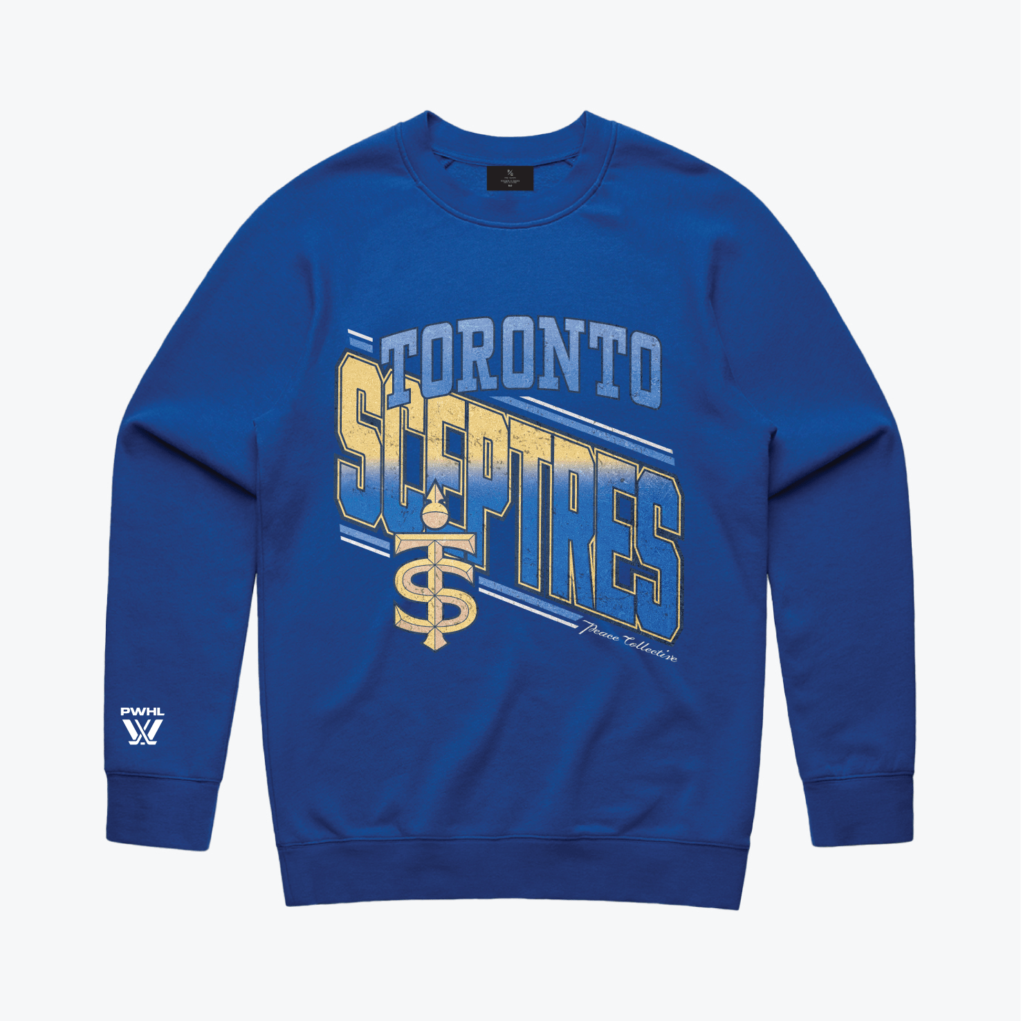 Toronto Sceptres Unisex Peace Collective Vintage Fleece Crew - Crewneck in Blue