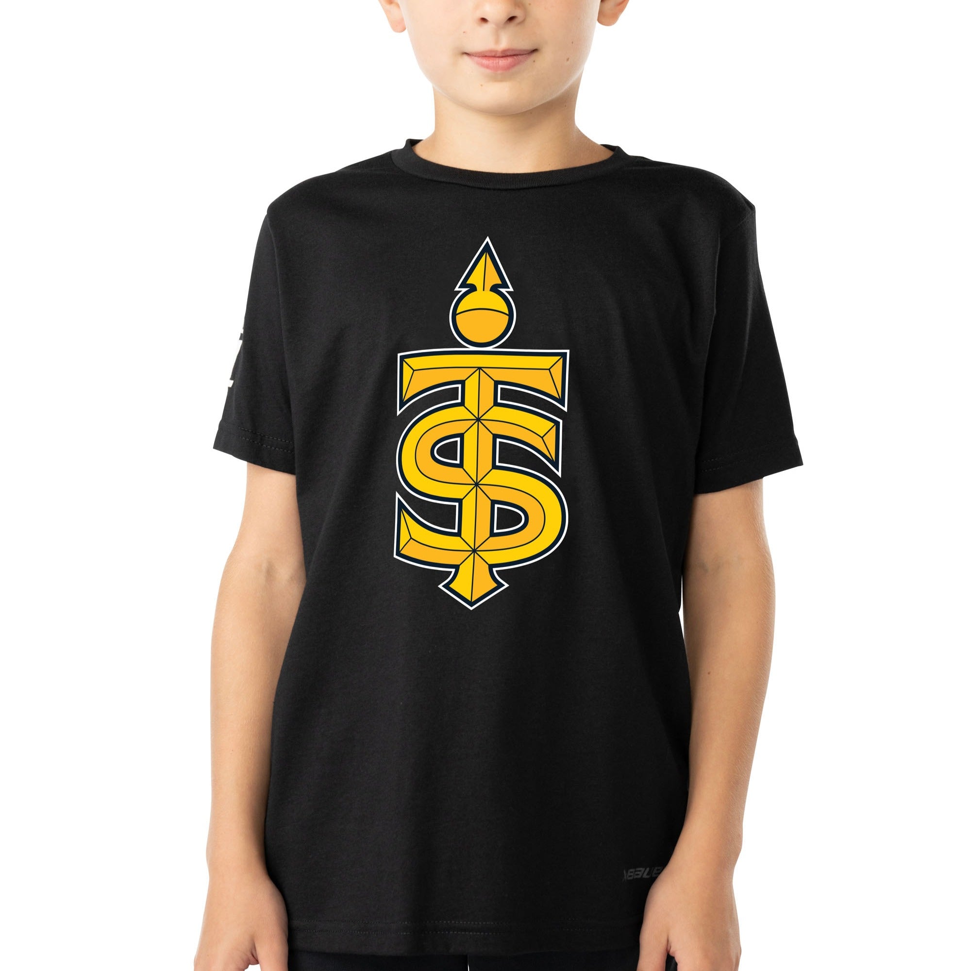 Toronto Sceptres Youth Bauer Front Logo Back Name T-Shirt - T-Shirt in Black