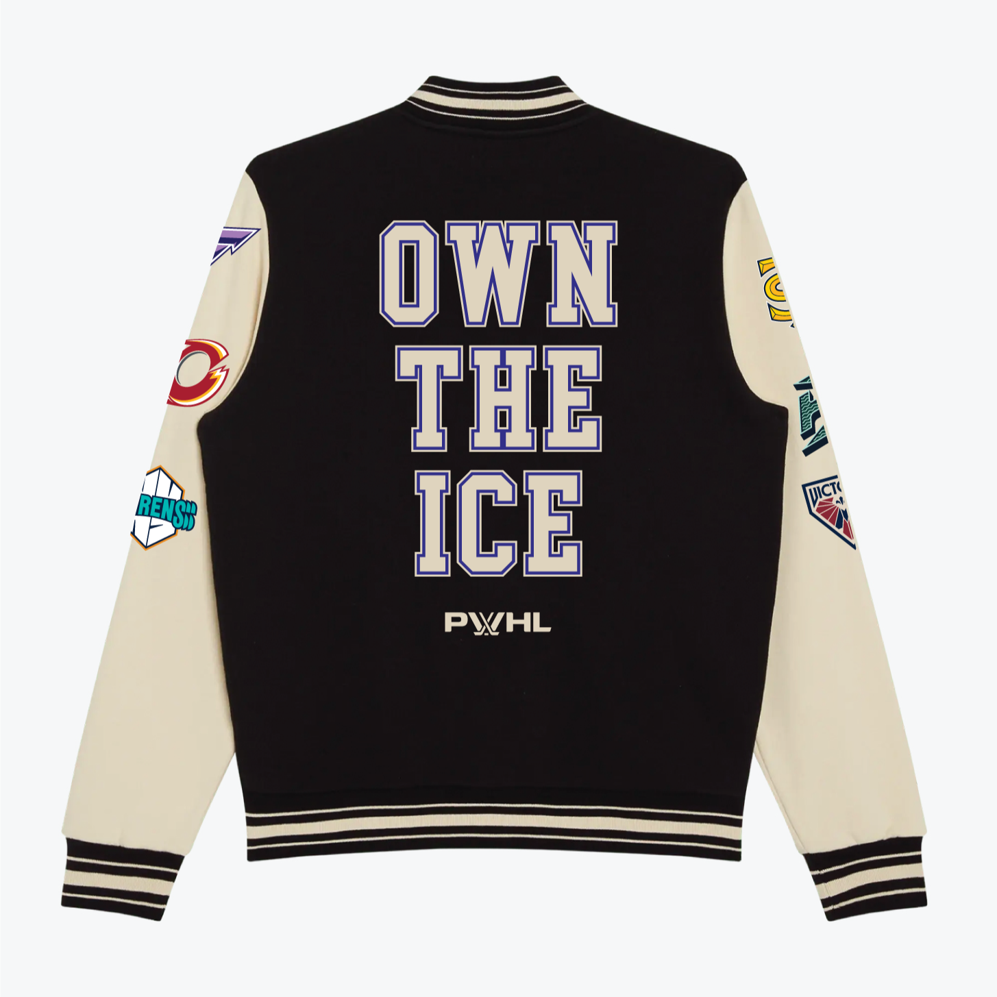 PWHL Unisex Peace Collective Own the Ice Letterman Jacket
