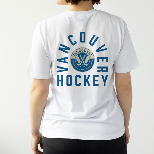 Vancouver Adult Line Change Arched Design Oversized T-Shirt