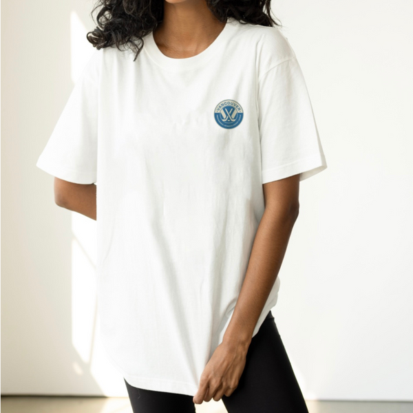 Vancouver Adult Line Change Arched Design Oversized T-Shirt