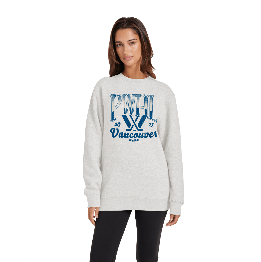 Vancouver Adult Stadium Essentials Sky High Fleece Crew - Crewneck in S