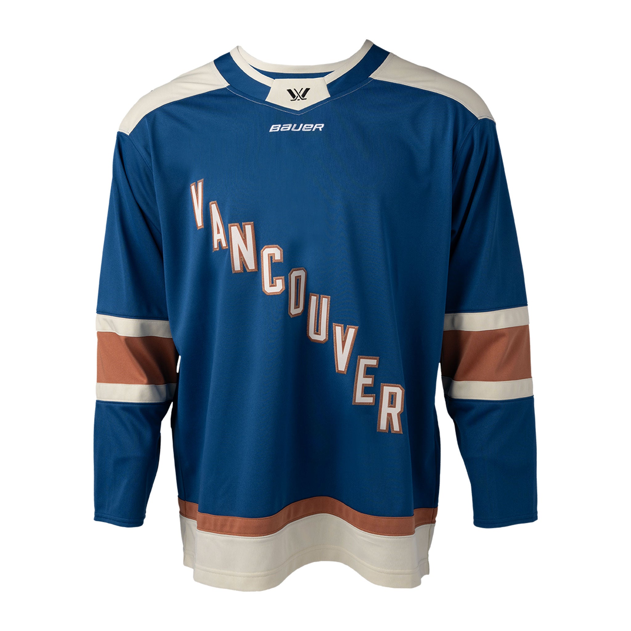 PWHL Vancouver Bauer Replica Jersey in Blue Front