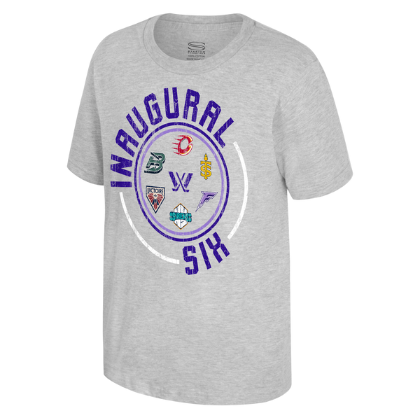 PWHL Youth Stadium Essentials Inaugural Six T-Shirt