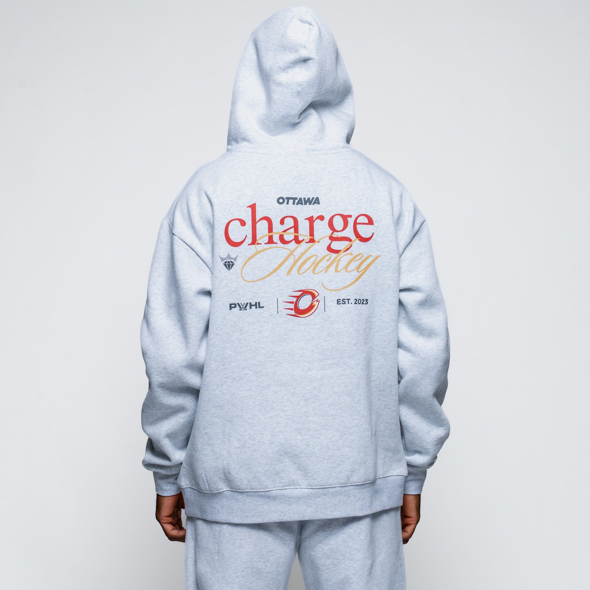 Adult Ottawa Charge Royalty Relaxed Hoodie