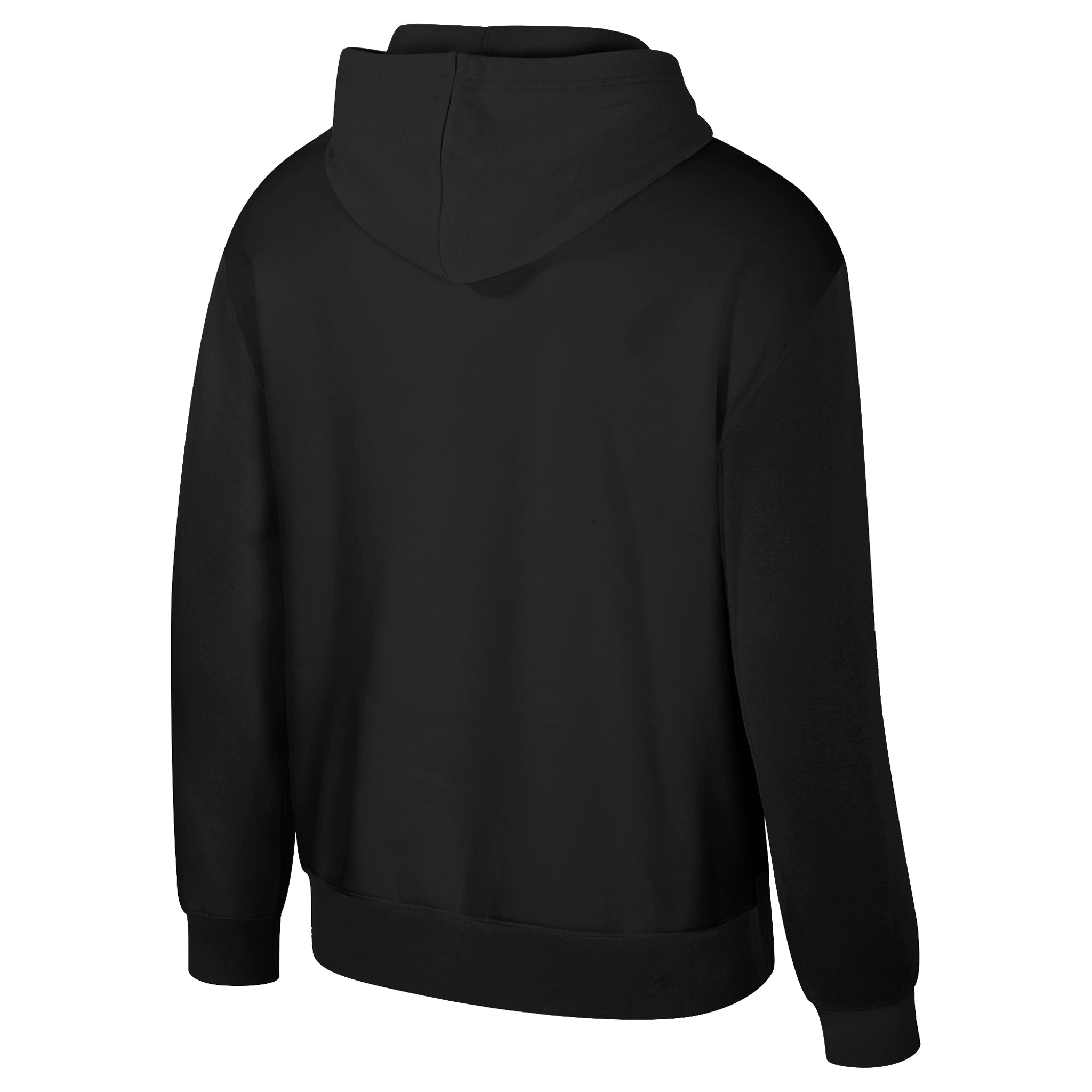 Black hoodie on a white background