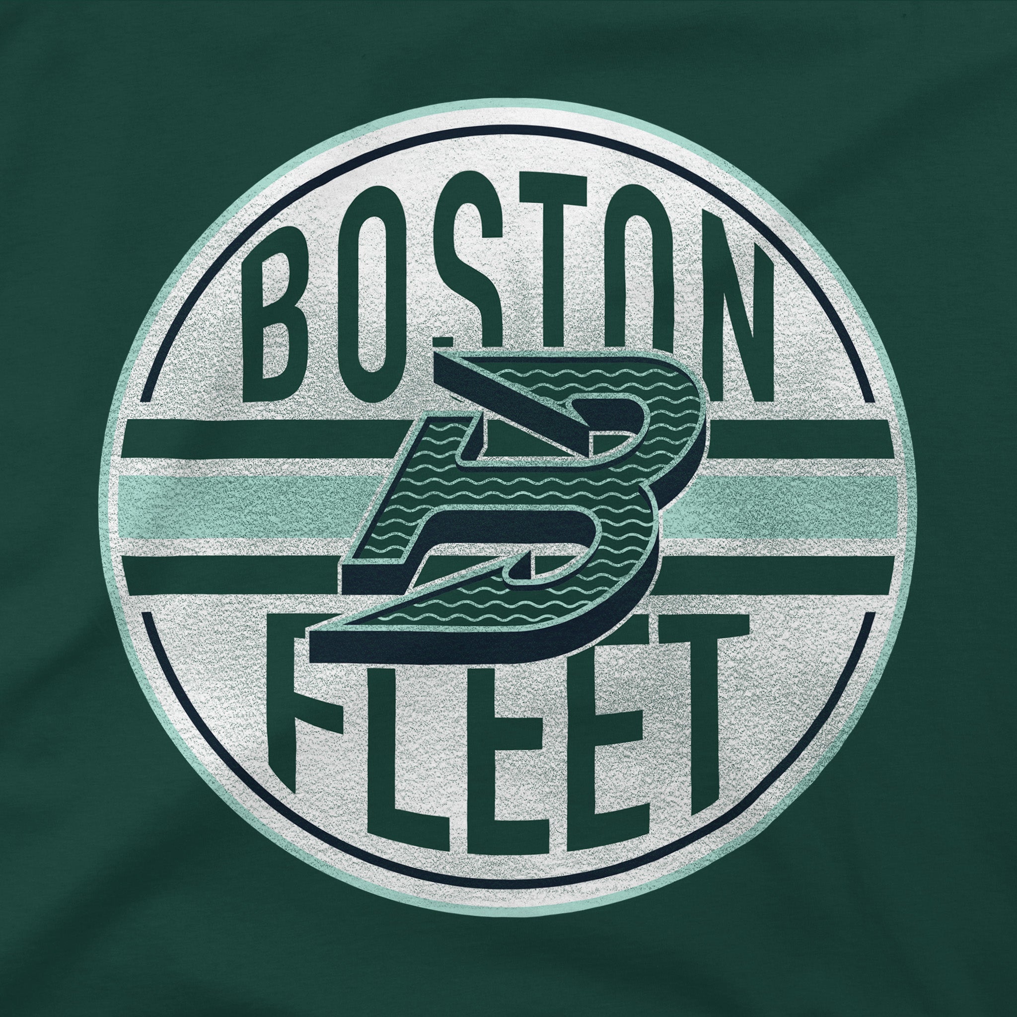 Boston Fleet logo on a green background