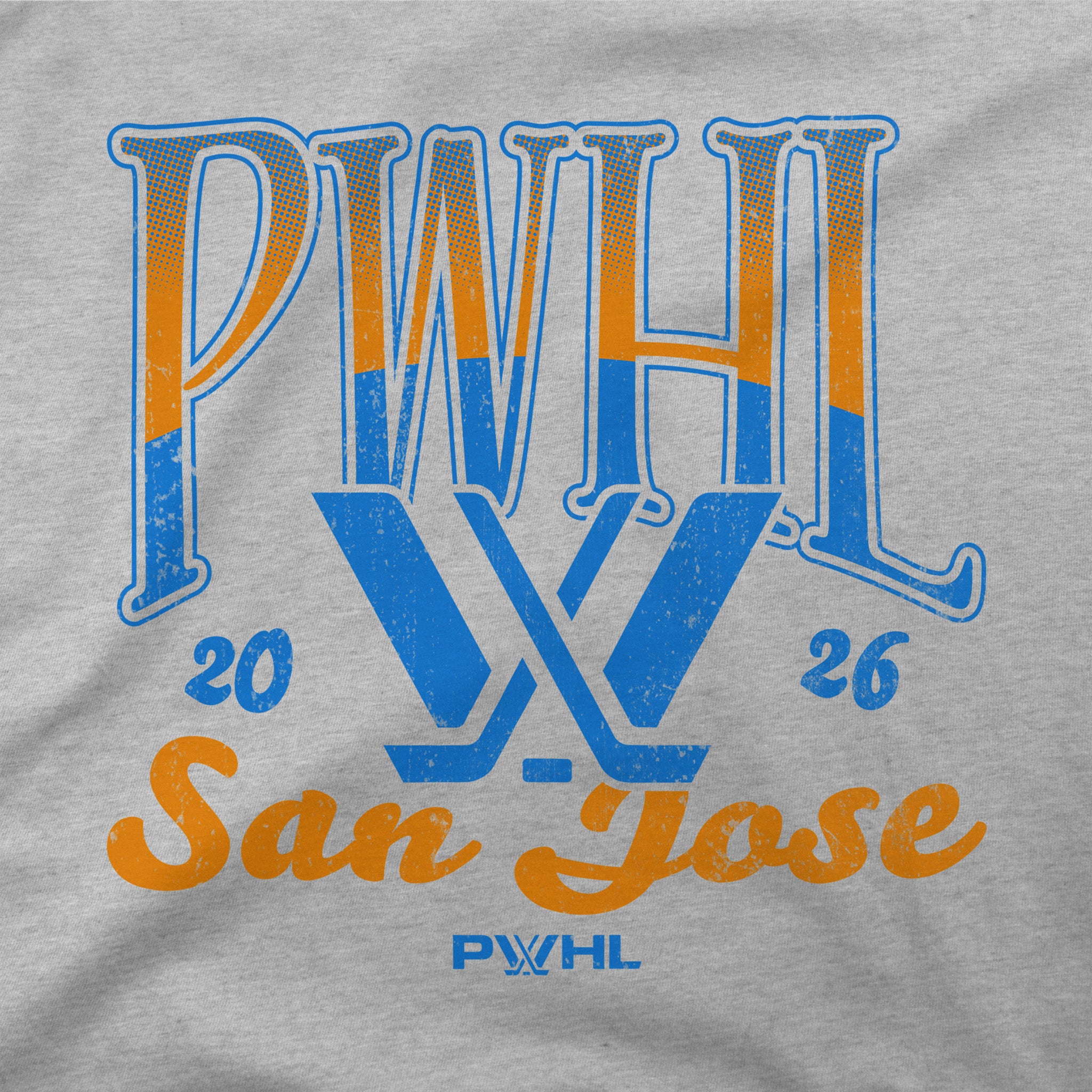 Adult PWHL San Jose Stadium Essentials Sky High Crew - Crewneck in S