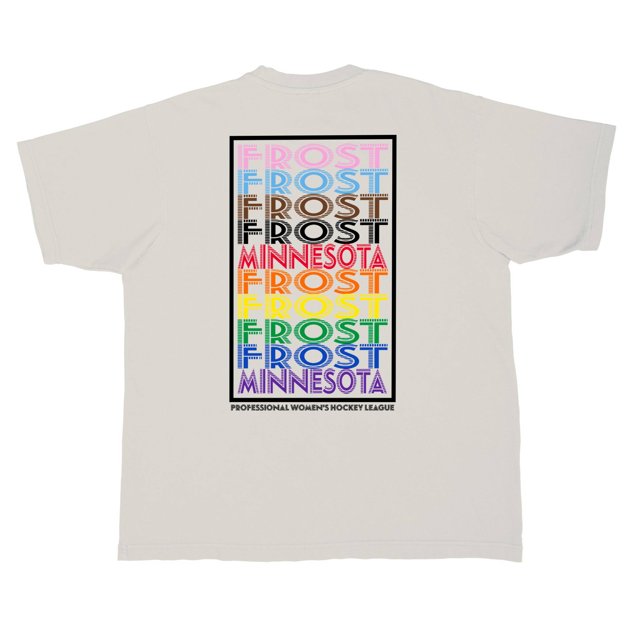 Adult Minnesota Frost Stadium Essentials Pride Repeat Urban T-Shirt