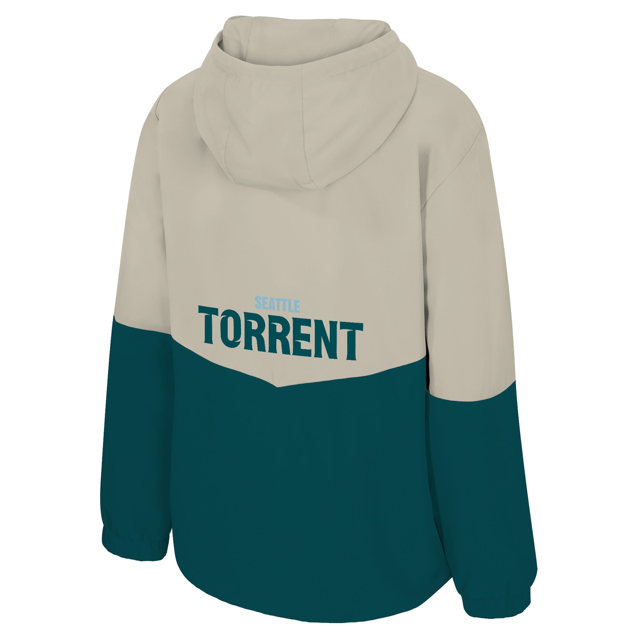 Hoodie with 'Torrent' branding on a white background