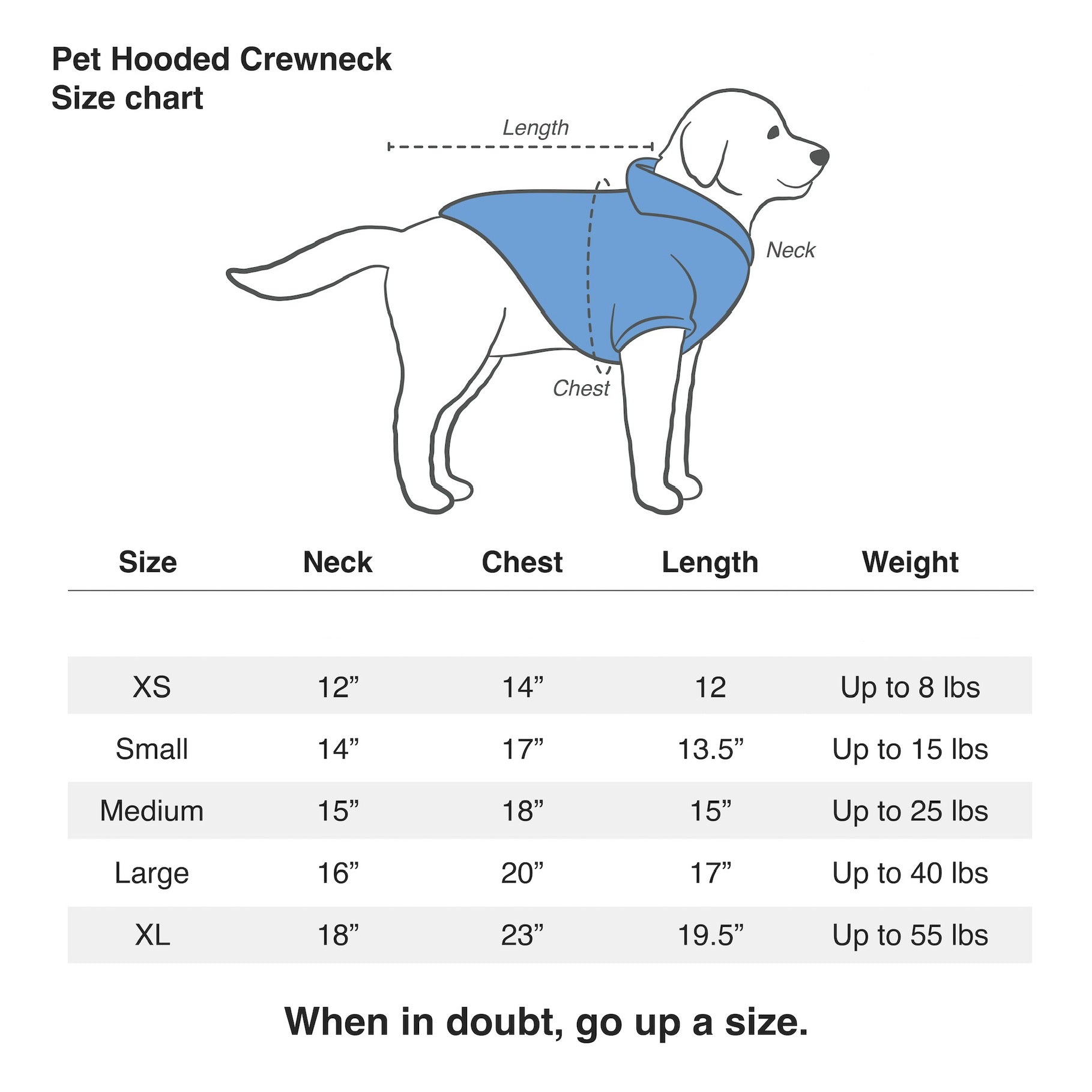 Ottawa Charge Pet Hooded Crewneck - Pet in Gray