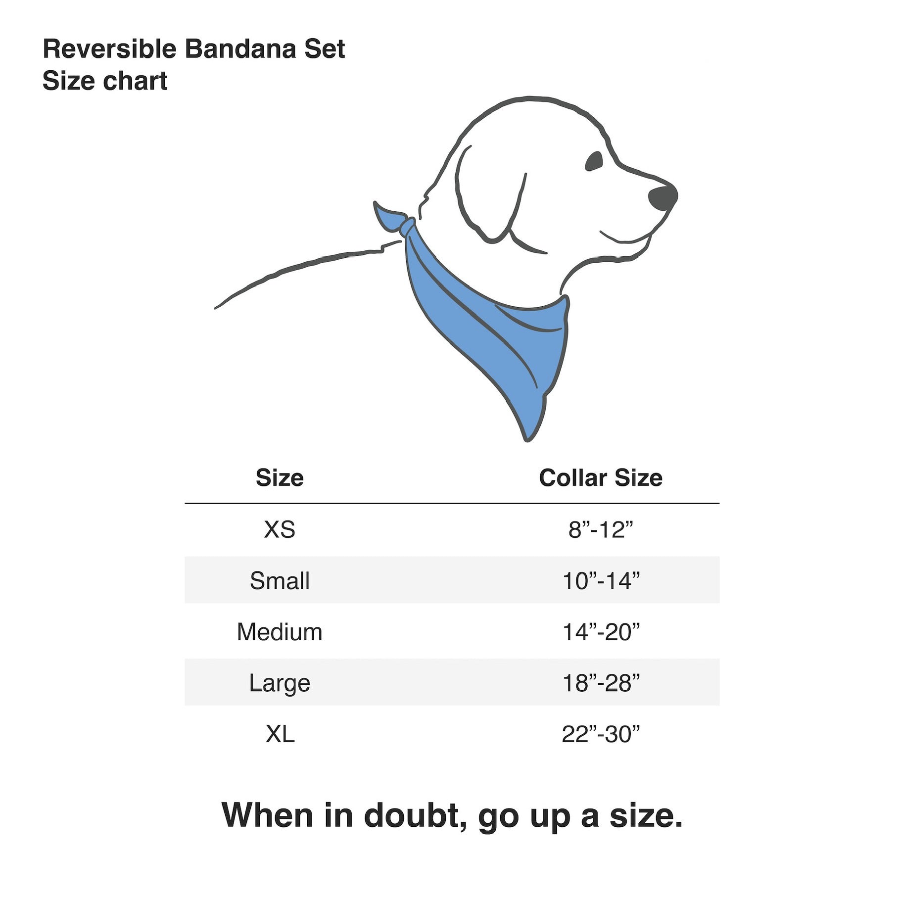New York Sirens Reversible Pet Bandana - Pet in Navy