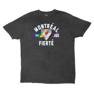 Pre - Order Montreal Victoire Adult Stadium Essentials Issue Pride Vintage T-Shirt - T-Shirt in Vintage Black