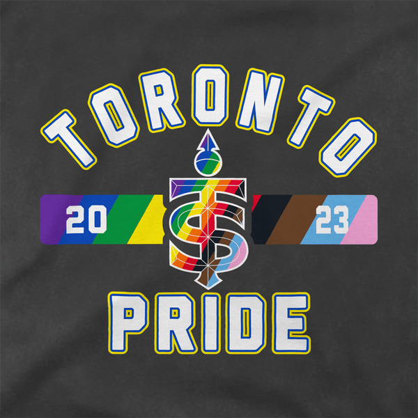 Pre - Order Toronto Sceptres Adult Stadium Essentials Issue Pride Vintage T-Shirt - T-Shirt in Vintage Black